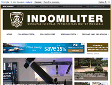 Tablet Screenshot of indomiliter.com